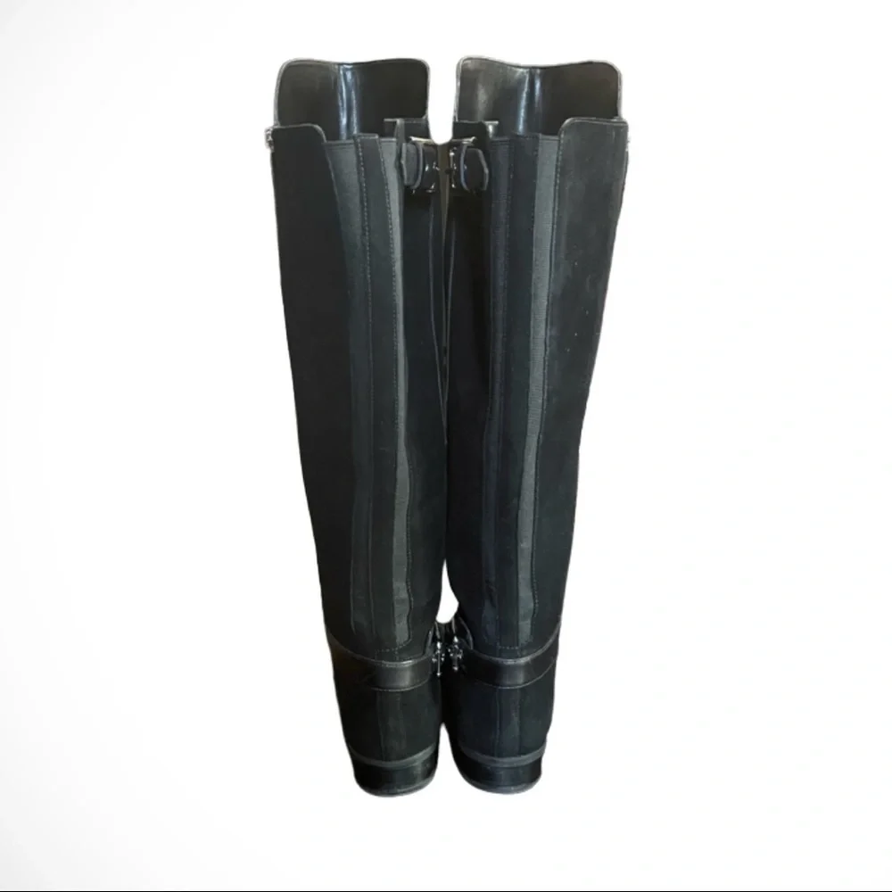 Marc Fisher Damsel Tall Leather Boots - Size 9M - Picture 8 of 14